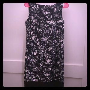 EUC AGB brand Black and Tan dress